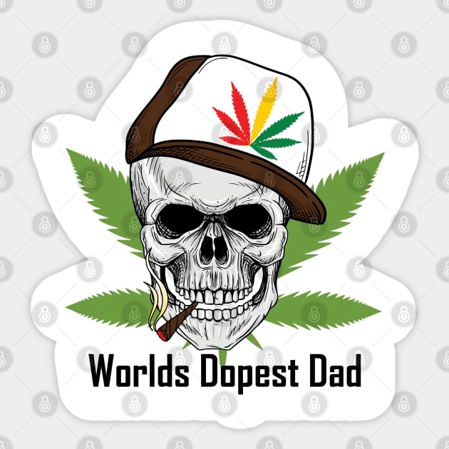 World’s Dopest Dad Sticker by AKAL